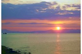 Восход над Уссур заливом,под Владивостоком